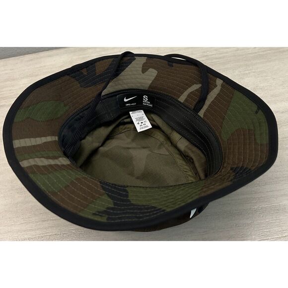 Nike FB5622-222 Dri-Fit Sz Small APEX Boonie Camo Bucket Hat Adult Unisex - Picture 4 of 10